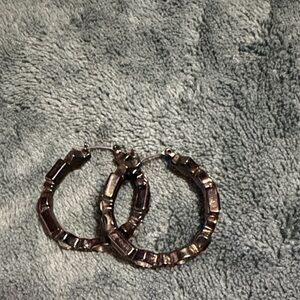 Elegant Silver Hoop Earrings